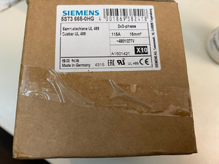10x Siemens 5ST3665-0HG Stiftsammelschiene 3-phasig 16mm² 1011mm UL489 - NEU0