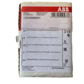 ABB 1SDA066665R1 HTC XT1 4p Klemmenabdeckung hoch Tmax XT1 NEU & OVP 2Stk.1