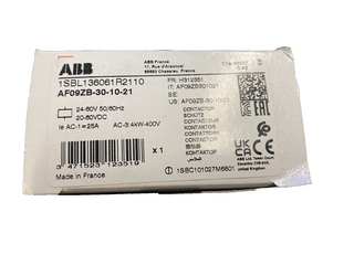 ABB AF09ZB-30-10-21 Leistungsschütz 4kW | 24-60V AC/DC | NEU & OVP0