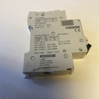 Multi 9 OEM LS-Schalter C60H-DC 1-polig 2A C-Char. 250V-DC UL10771