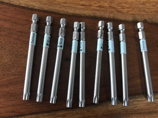 9x Wera 3876/4 Z BO Torx Bit TR30 x89mm, (05071094001)0