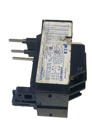 Eaton Cutler-Hammer C316FNA3 Thermisches Überlastrelais – Gebraucht4
