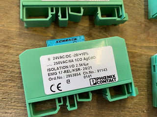 4X Phoenix Contact EMG 17-REL/SG-B 24/21/M Relaisbaustein Nennspannung: 24 V/DC1