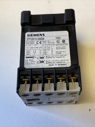 Siemens 3TF2810-0BB4 Schütz3