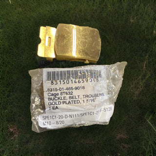 US Militär Gürtelschnalle vergoldet 1-5/16" Hose / 8315-01-465-9018 / 8T5321
