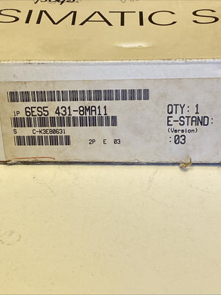 Siemens Simatic S5 6ES5431-8MA112