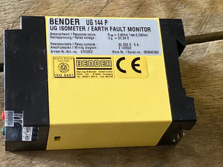 Bender UG 144 P Isometer Earth Fault Monitor B9163262 geb0