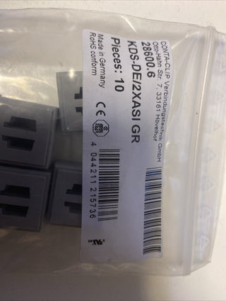 CONTA-CLIP KDS-DE/2XASI Dichtelement klein grau neu2
