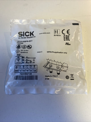 SICK IM18-08BPS-ZC1 7900085 Induktiver Näherungssensor IM Standard M18 neu0