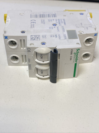 Schneider Electric Acti9 iC60 - Leistungsschalter / iC60N - 1P+N - In=6A3