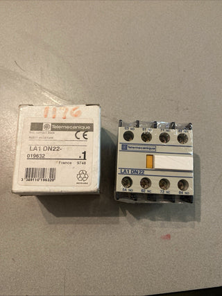 Telemecanique LA1 DN22 Hilfskontaktblock (2 NO / 2 NC) – NEU & OVP