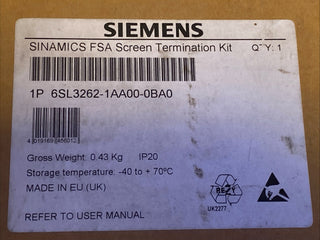 Siemens Sinamics 6SL3262-1AA00-0BA0 Schirmanschlusssatz (NEU, OVP)2