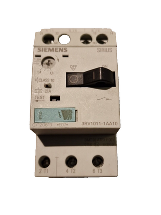 Siemens 3RV1011-1AA10 Leistungsschalter 1 St. 3 Schließer Einstellbereich (Strom0