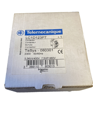 Schneider Electric TeSys D Leistungsschütz LC1D123P7 - 12A - 230V AC - NEU & OVP0
