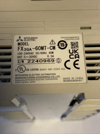 Mitsubishi FX3GA-60MT-CM SPS / PLC • Top Zustand • Geprüft5