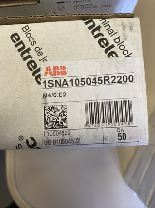 ABB SNA 1SNA105045R2200 Anschlussklemme 0,2–4 mm² gelb – neu mit OVP0