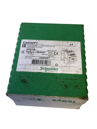 Schneider Electric TeSys Deca Hilfsschütz CAD32F7 – 110V AC – 3S/2Ö – NEU & OVP1