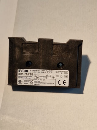 Eaton HI11-P1/P3E Auxiliary Switch 1NO+1NC Moeller – Reliable Motor Control#90