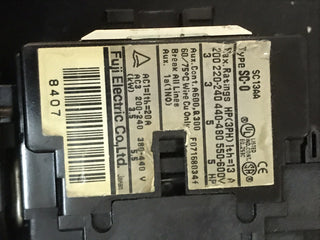FUJI ELECTRIC SC-0/G Schütz CONTACTOR +TR-0N1