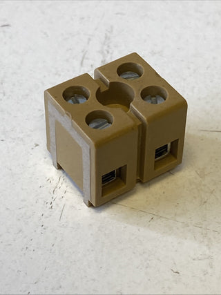 27x Weidmüller MK 3/4 KrG Reihenklemme 4-polig 24A Gelb – NEU0