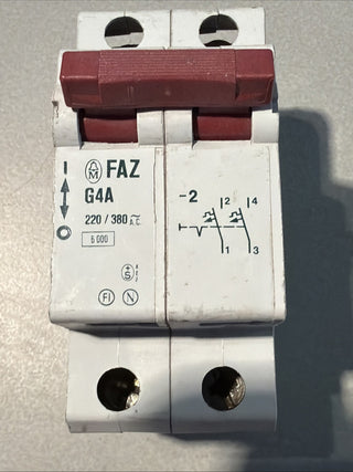 1x Moeller FAZ-G4 Leitungsschutzschalter G4 4A 1-polig Sicherungsautomat GEB6