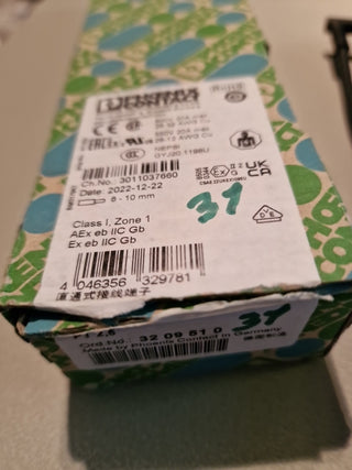 Phoenix31x Contact 3209510 Durchgangsklemme 5.2 mm Schnellanschluss Grau0