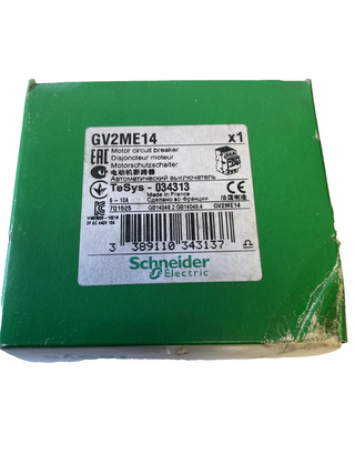 Schneider Electric TeSys GV2ME14 Motorschutzschalter 6-10A – NEU & OVP0