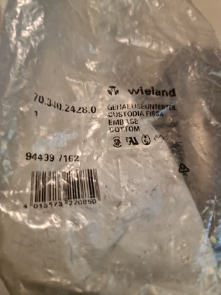 WIELAND 70.340.2428.0 BOTTOM BAS GUT GF 24 P21 A0 GEHÄUSE NEU#70