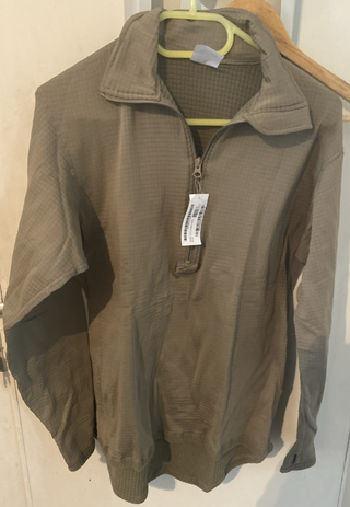US Army Gen III Level 2 ECWCS Waffle Fleece Shirt – TAN 499 – NEU (Größen S - X
