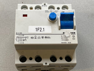 Schrack 40/4/003 – FI‑Schutzschalter 40 A 30 mA – 4‑polig RCD0