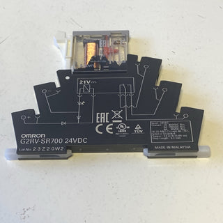OMRON G2RV-SR700 Sockel + G2RV-1-S-G Relais 6A 24VDC Neu0