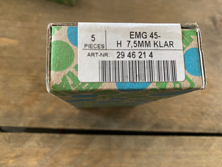 14x Phoenix Contact EMG 45-H 7,5MM KLAR Hutschienen-Gehäuse Abdeckung 45 x 7.50