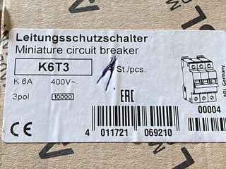 ABL Sursum K6T3 Leitungsschutzschalter 3P 6A 400V neu1