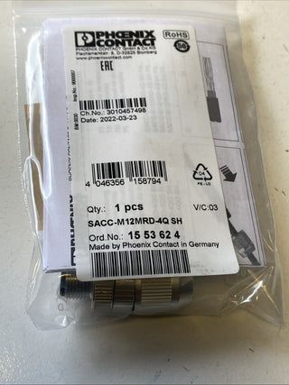 Phoenix Contact SACC-M12MRD-4Q SH (Aritkelnummer: 1553624) – NEU & OVP