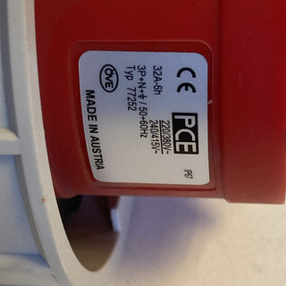 PCE CEE Phasenwender Wandstecker 32A 5-polig 6h IP67 Neu4