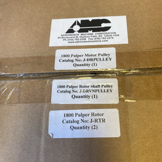 2X PULPER ROTOR SHAFT J-RTR3