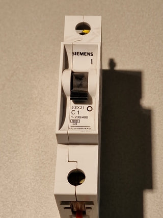 Siemens 5SX21 C1  Sicherungsautomat C1 niedrige Bauform 55mm#113