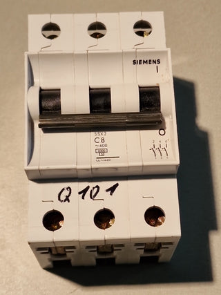 SIEMENS 5SX23 C8 Schalter Automatisch 400V#110