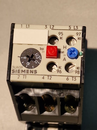 1x Siemens 3UA59 00-1K Überlastrelais Motorschutz 8-12,5A Schalter #12 gebraucht6