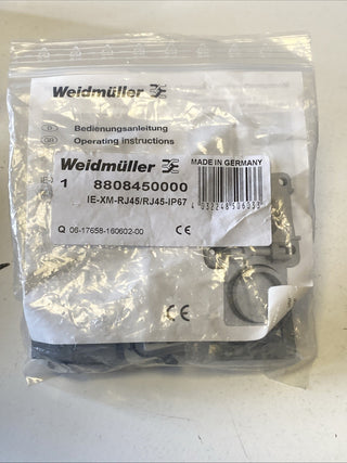Weidmüller IE-XM-RJ45/RJ45-IP67 Einbauflansch Kupplung 8808450000 NEU & OVP1