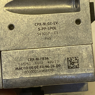 Festo CPX-M-FB34 548751 Busknoten + CPX-M-GE-EV-S-PP-5POL 563057 -used-4