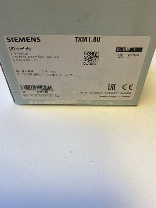 Siemens Desigo TXM1.8U Universalmodul – 8 Datenpunkte – NEU & OVP0