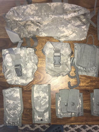 US Army MOLLE II Rifleman Pouch Set – 17-teilig – ACU/UCP – Top Zustand5