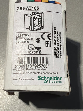 Schneider Electric ZB5AZ105 Hilfsschalterblock | 1S (NO) + 1Ö (NC) | Harmony XB50
