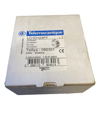 Schneider Electric TeSys D Leistungsschütz LC1D123P7 - 12A - 230V AC - NEU & OVP1