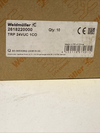 10x Weidmüller Relaiskoppler TRP 24VUC 1CO Termseries PUSH IN2