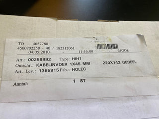 Eaton Holec 1365915 Kabelinover – Gehäusezubehör – NEU & OVP1
