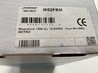 Securitron M62FBM Magnalock Elektromagnetisches Schloss, 1200lbs Haltekraft, Pla4