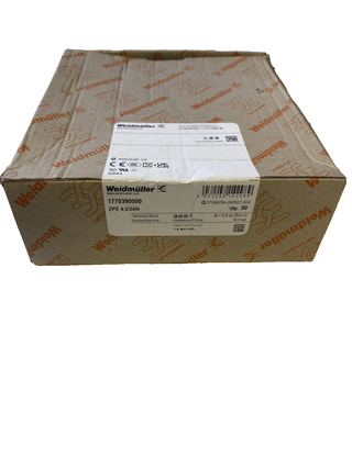 50x Weidmüller ZPE 4-2/3AN Schutzleiter-Reihenklemme 1770390000 | NEU & OVP