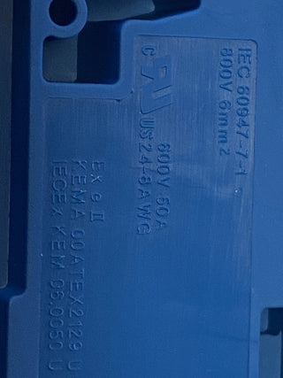 49x Phoenix Contact ST 6 BU Durchgangsreihenklemme 3031500 Zugfeder Blau Neu3